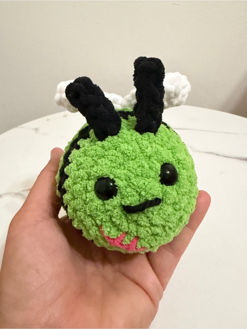 Crochet Plush Zombie Bee 🐝 🧟♂️ - Picture 3 of 7